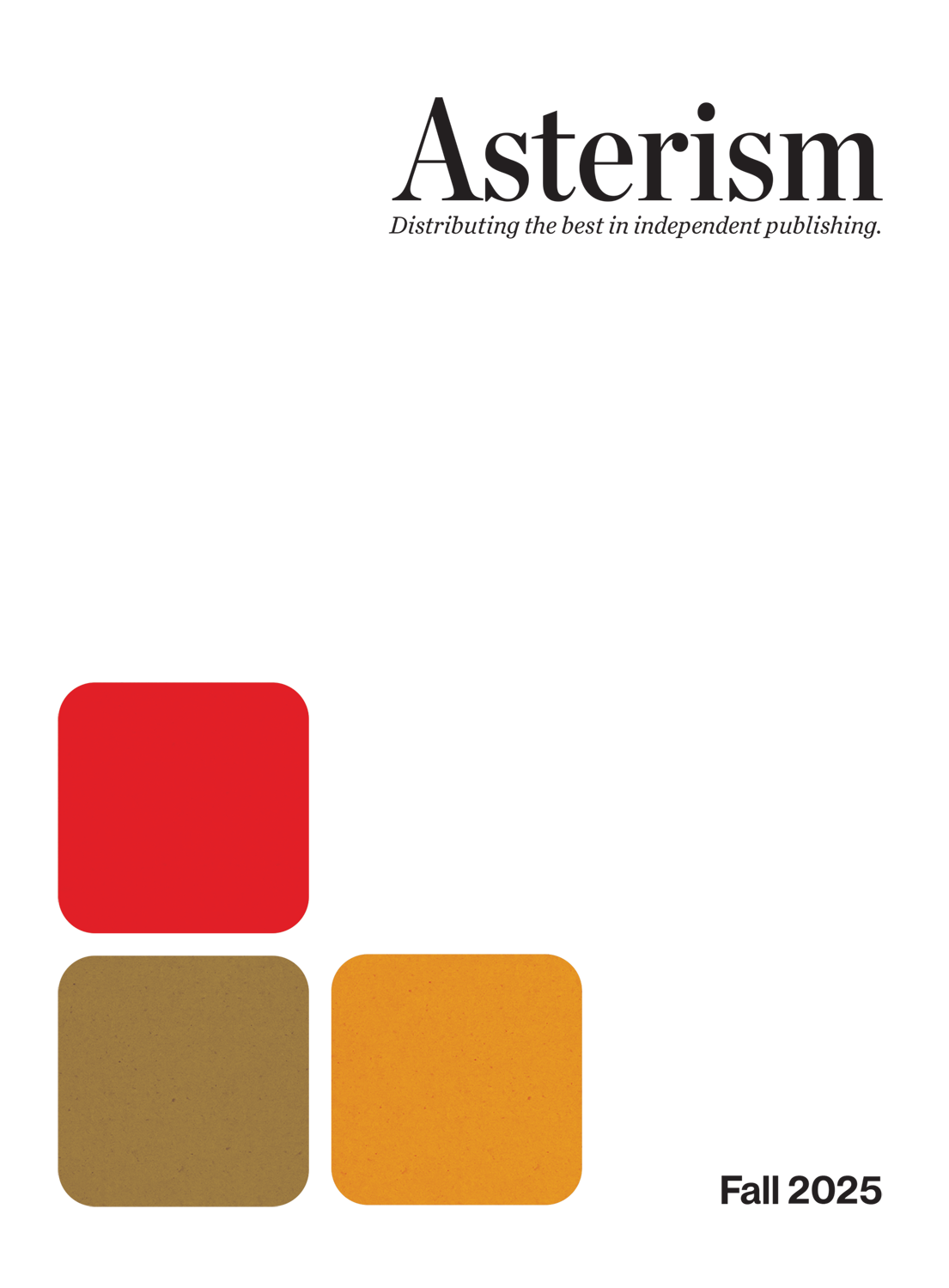 Wholesale Catalog | Asterism Books